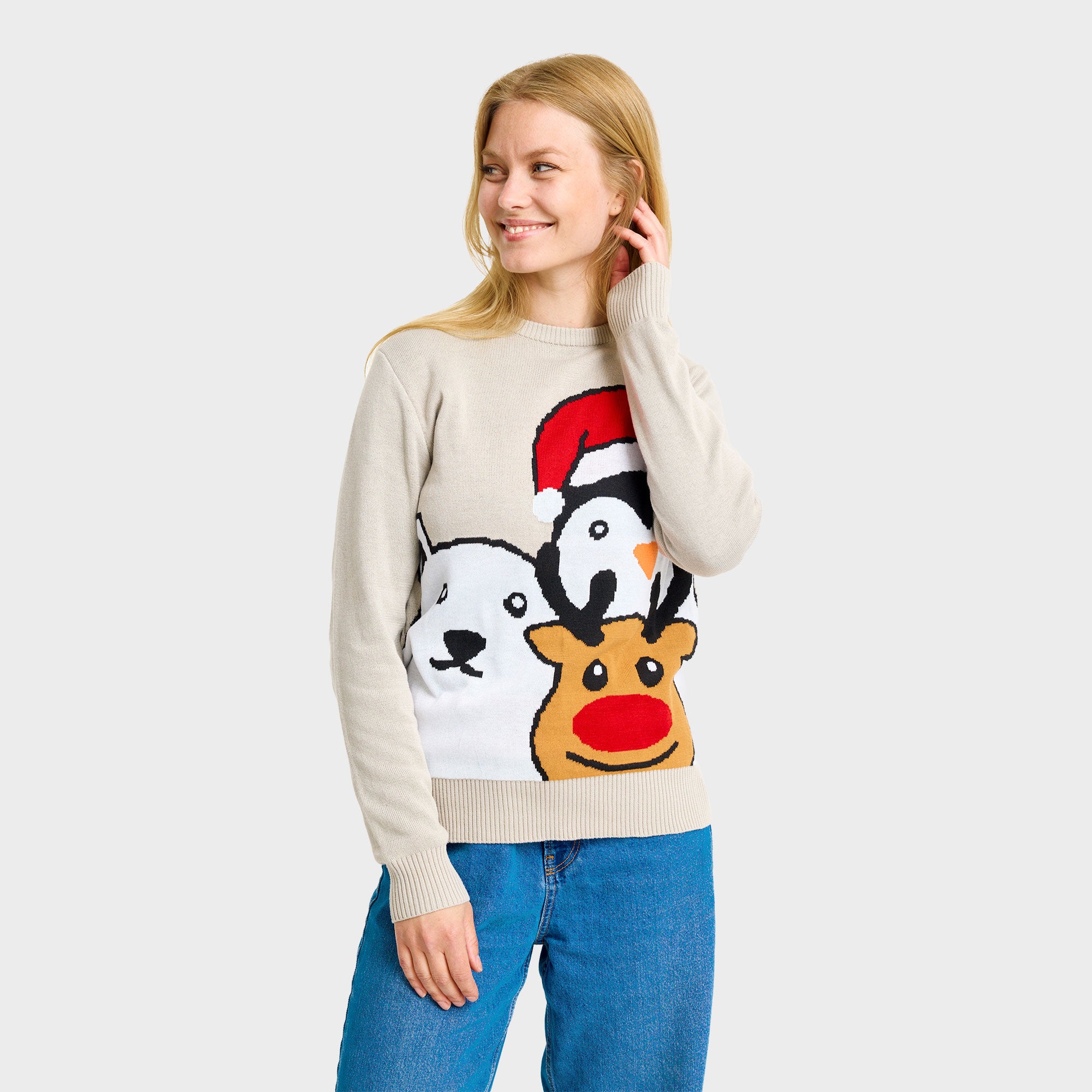 Dyrejulesweater - Dame